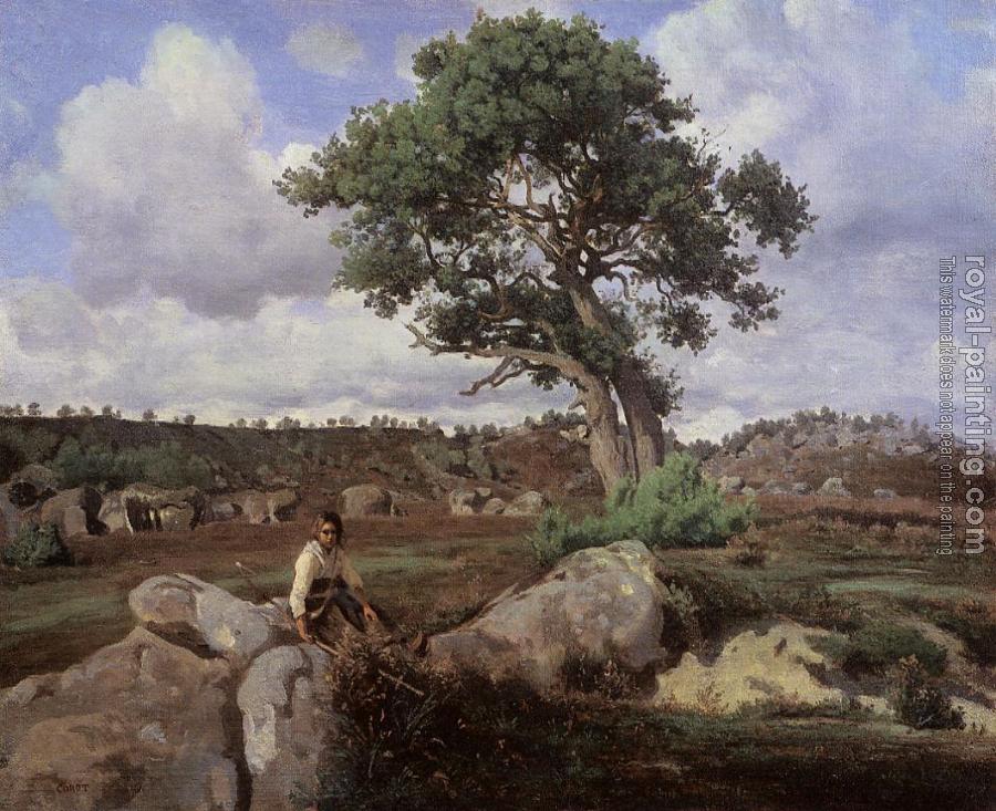 Jean-Baptiste-Camille Corot : Fontainebleau, 'The Raging One'